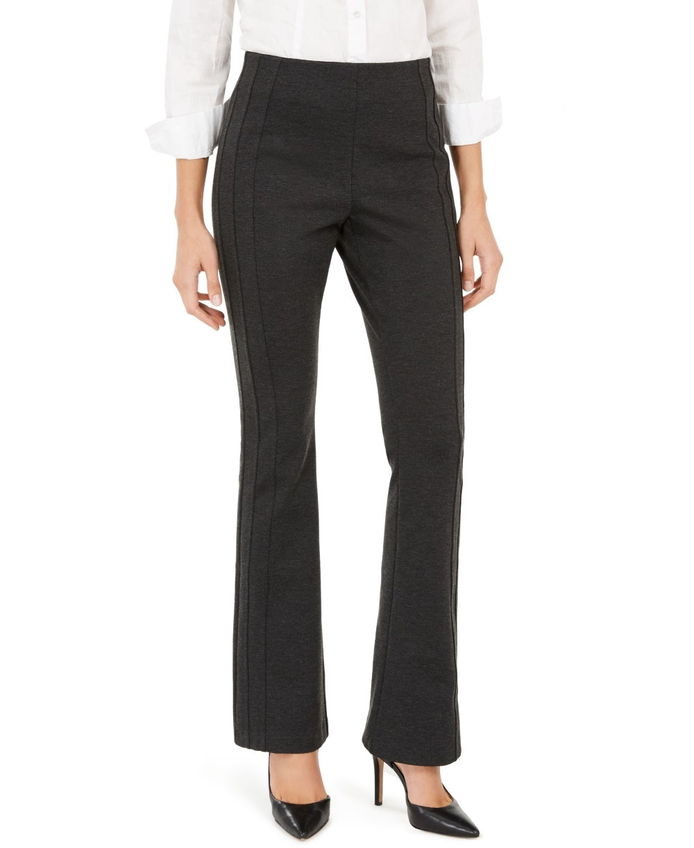 Calça feminina com corte bootcut e ponte costurada da INC International Concepts, cinza, tamanho 6