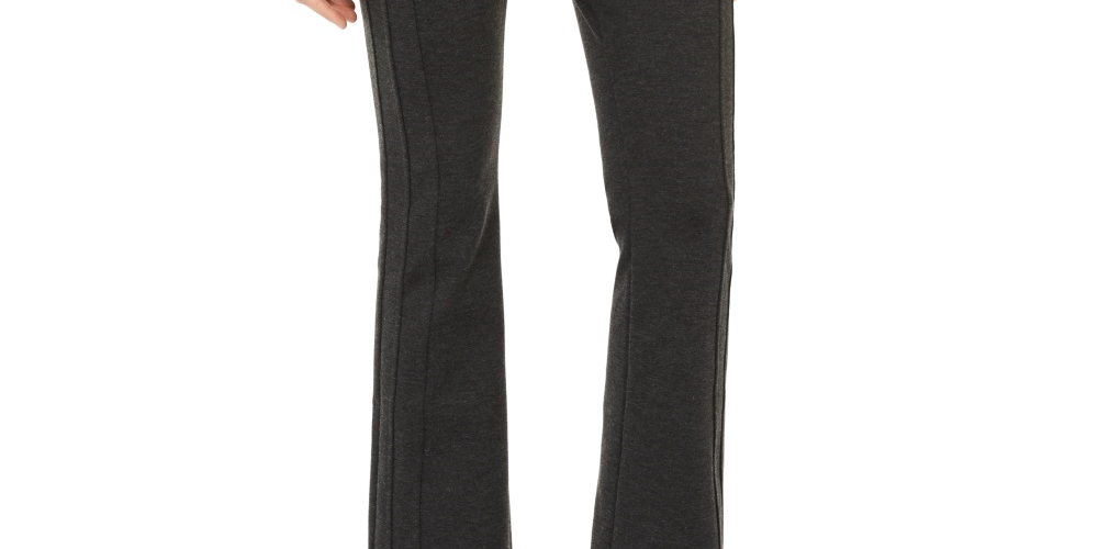 Calça feminina com corte bootcut e ponte costurada da INC International Concepts, cinza, tamanho 6