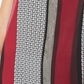 Blusa sem mangas Alfani feminina com blocos de cores, vermelha, tamanho médio