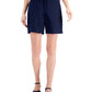 Shorts femininos Charter Club azul tamanho extragrande