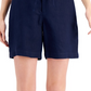 Shorts femininos Charter Club azul tamanho extragrande