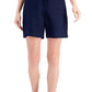 Shorts femininos Charter Club azul tamanho extragrande