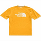Camiseta The North Face Masculina Half Dome com Logo Amarelo Tamanho P