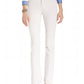 Calça jeans feminina Charter Club Lexington Tummy Control com perna reta, bege, tamanho 8