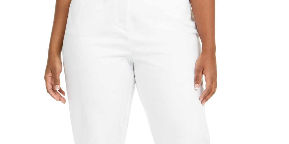 Calça Capri Feminina Karen Scott Branca Tamanho Pequeno Pequeno