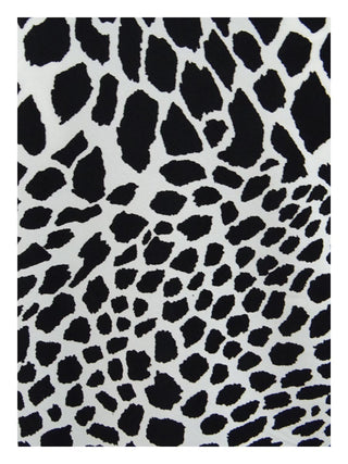 Blusa feminina Alfani com acabamento em crochê estampado, branca e preta, tamanho pequeno G