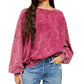 Camiseta Free People 213 Vinho Vermelho Escuro Tamanho Médio