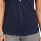 Top texturizado de crochê feminino Style &amp; Co, azul, tamanho XX-G