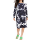 Vestido midi tie-dye infantil One Clothing azul tamanho GG