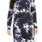Vestido midi tie-dye infantil One Clothing azul tamanho GG