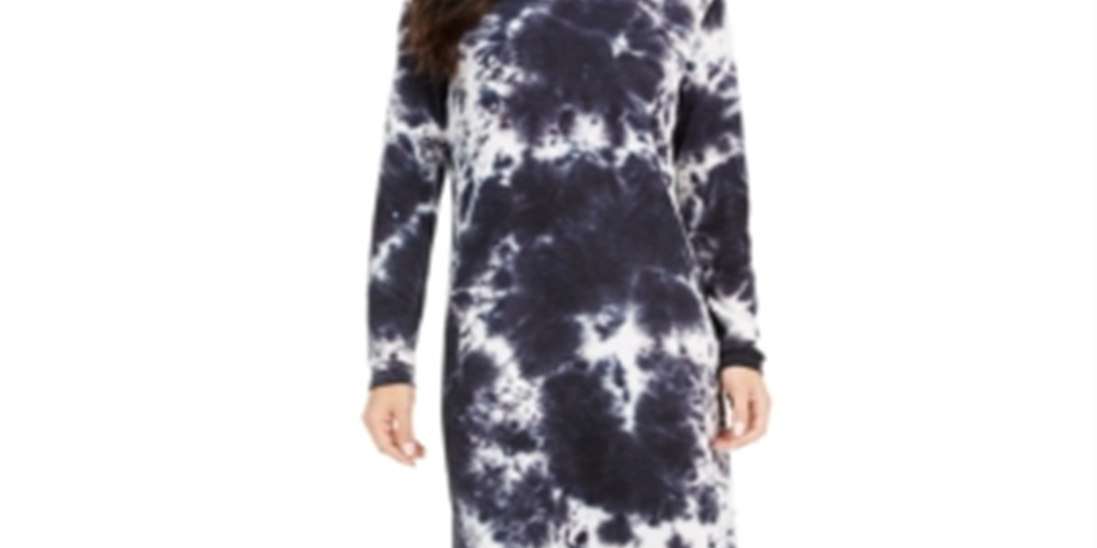 Vestido midi tie-dye infantil One Clothing azul tamanho GG