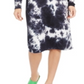 Vestido midi tie-dye infantil One Clothing azul tamanho GG