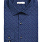 Camisa social masculina Bar III Maxs Slim Fit Performance Azul Tamanho P 14-14/5