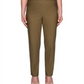 Calça feminina Alfred Dunner Canyon Cedar Allure elástica, verde, tamanho 8