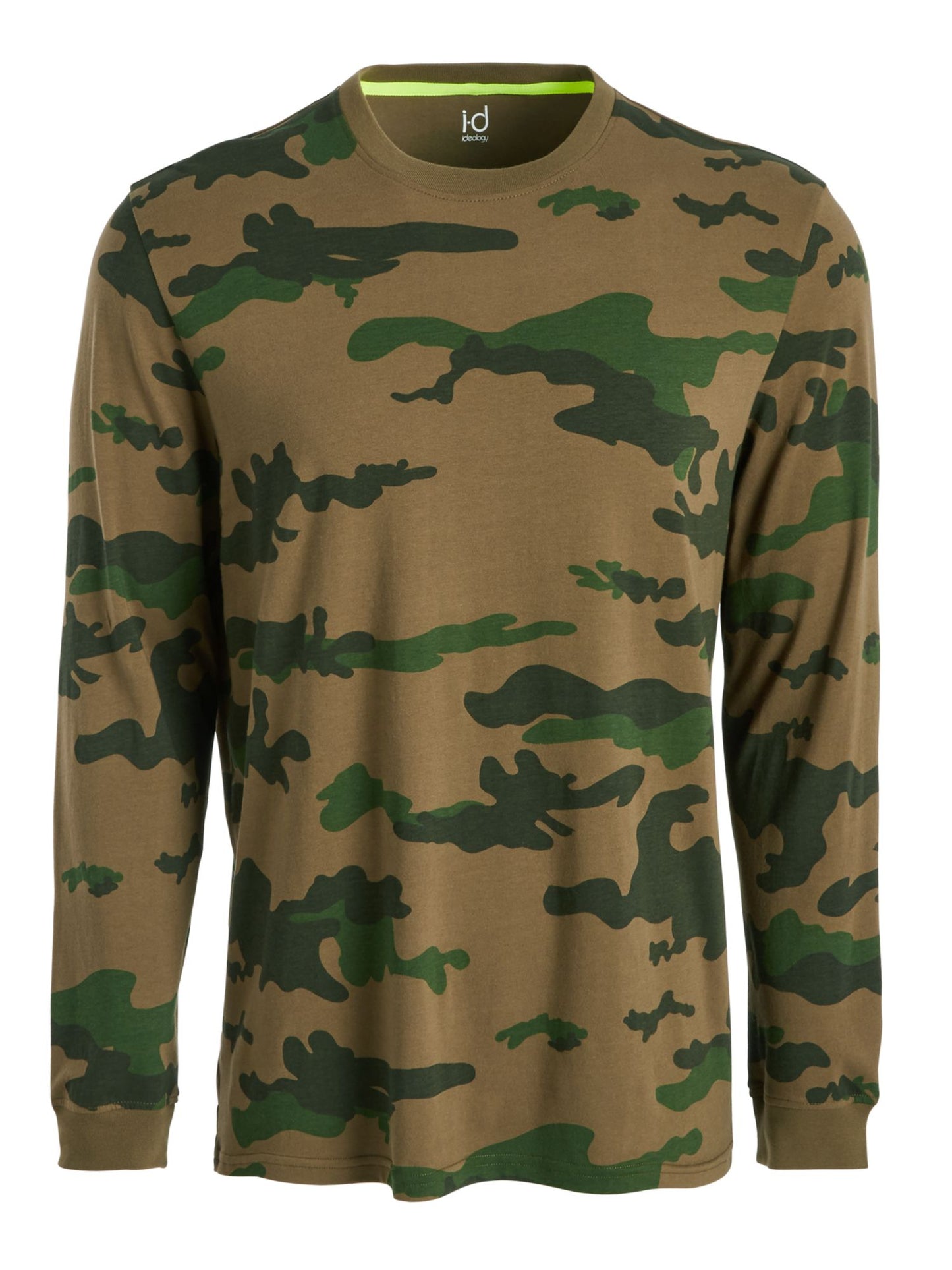 Camisa casual masculina de manga comprida Ideology Classic Fit, verde, tamanho XX-G