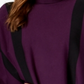 Poncho feminino listrado Alfani, roxo, tamanho pequeno grande