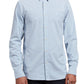 Camisa Oxford Stretch Masculina Volcom Azul Tamanho P