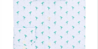 Camisa social masculina Bar III Slim Fit Performance Stretch com listras de sapo, azul, tamanho P