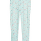 Leggings estampadas florais para meninas Epic Threads, azul, tamanho 3T