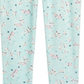 Leggings estampadas florais para meninas Epic Threads, azul, tamanho 3T
