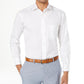 Camisa social profissional slim fit masculina Club Room, branca, tamanho GG