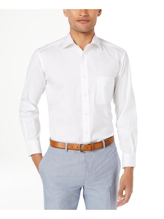 Club Room Men's Slim Fit Professional Dress Shirt White Size XL