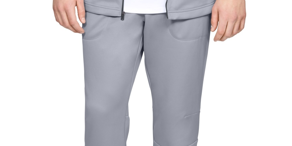 Calça de aquecimento Under Armour UA MK-1 masculina, verde, tamanho XX-G