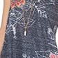 Regata feminina com estampa gráfica Style &amp; Co, marrom, tamanho X-S