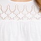 Top de algodão com ilhós feminino Style &amp; Co, branco, tamanho pequeno