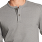 Camisa Henley Masculina GH Bass &amp; Co. Prata Tamanho XX-Grande
