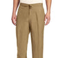 Calça masculina Cubavera de linho com cordão, bege, tamanho extragrande