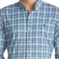 Camisa Ralph Lauren Masculina Classic Fit Performance Xadrez Sarja Azul Tamanho P