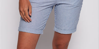 Shorts chino feminino Superdry azul tamanho 12