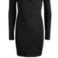 Vestido justo com listras laterais Epic Threads Big Girls, preto, tamanho extragrande