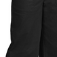 Calças culotte femininas INC Wide Leg Exposed Fly pretas tamanho 8