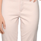Calça jeans feminina Calvin Klein de cintura média e perna reta, cor de vinho, tamanho 12