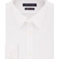 Camisa social masculina Tommy Hilfiger Athletic Fit Performance Stretch Th Flex Collar Solid, branca, tamanho 17-36/37