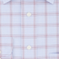 Camisa social xadrez Eagle Masculina Classic Regular Fit, sem passar a ferro, gola elástica, azul, tamanho GG