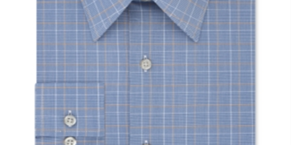 Camisa social masculina Van Heusen Flex Classic Fit Stretch sem vincos, azul, tamanho 2X 18/5