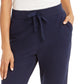 Calça jogger feminina Style &amp; Co, azul marinho, tamanho grande