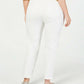 Calça jeans skinny feminina Charter Club Plus cintura média, branca, tamanho 14W