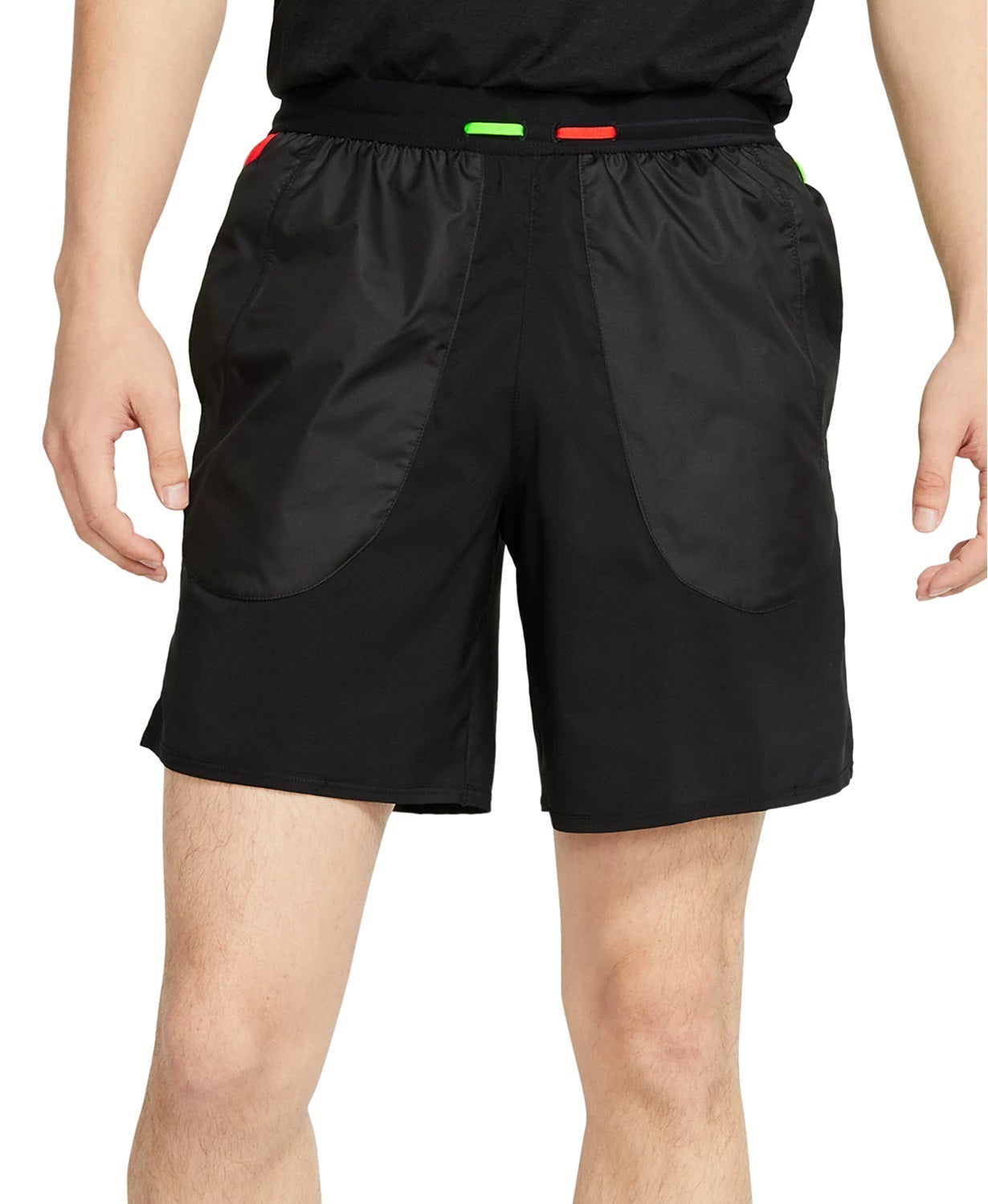 Shorts de corrida Nike Flex 7" masculino, preto, tamanho pequeno