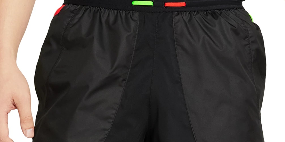 Shorts de corrida Nike Flex 7" masculino, preto, tamanho pequeno