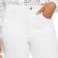 Calça jeans skinny feminina Style &amp; Co, branca, tamanho 2