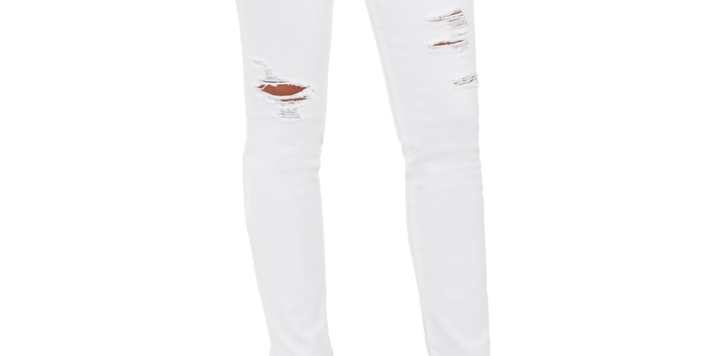 Calça jeans skinny feminina Style &amp; Co, branca, tamanho 2