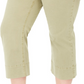 Calça cropped Montauk plus size rosa celebridade feminina verde tamanho 20W