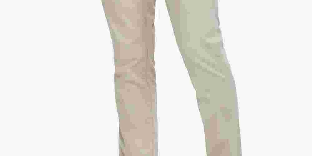 Calça Ralph Lauren Varick Slim Straight Cetim Masculina Bege Tamanho 42X32