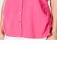 Blusa sem mangas com amarração lateral feminina Style &amp; Co, rosa, tamanho pequeno M