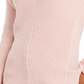 Suéter feminino de algodão texturizado com decote em V, tamanho XX-G, rosa, Charter Club