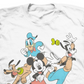 Camiseta infantil Disney Little Boy's Crew, branca, tamanho 4